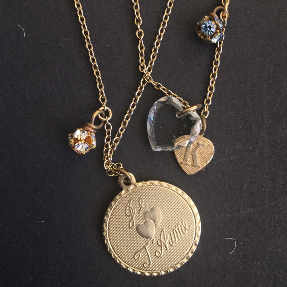 Je T'aime/ Monogram K Necklace